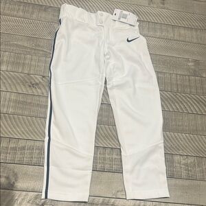 Nike White Casual baseball pants Bottoms Relaxed Fit